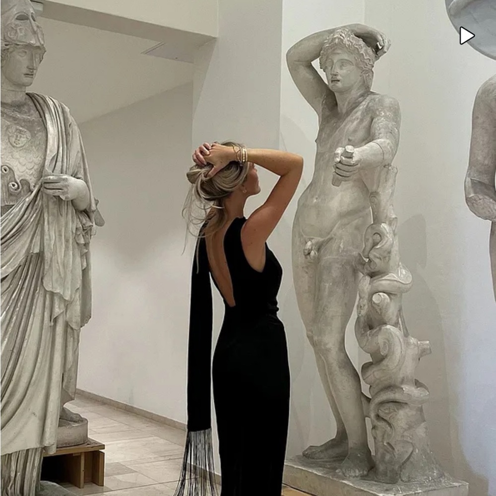 NAKD - Scarf Detail Maxi Dress - NWT SIZE EU 38